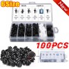 Unbranded 100Pcs For Chevy Car Bumper Hood Clips Retainer Rivet