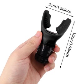 AIMALL Portable Breathing Trainer, Compact Lung Respiratory Fitness Device, Adjustable Resistance for Enhanced Breathing Capacity, 3.94 Inches