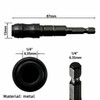 Magnetic Pivot Drill Bit Holder Steel Impact Pivoting Swivel Screw