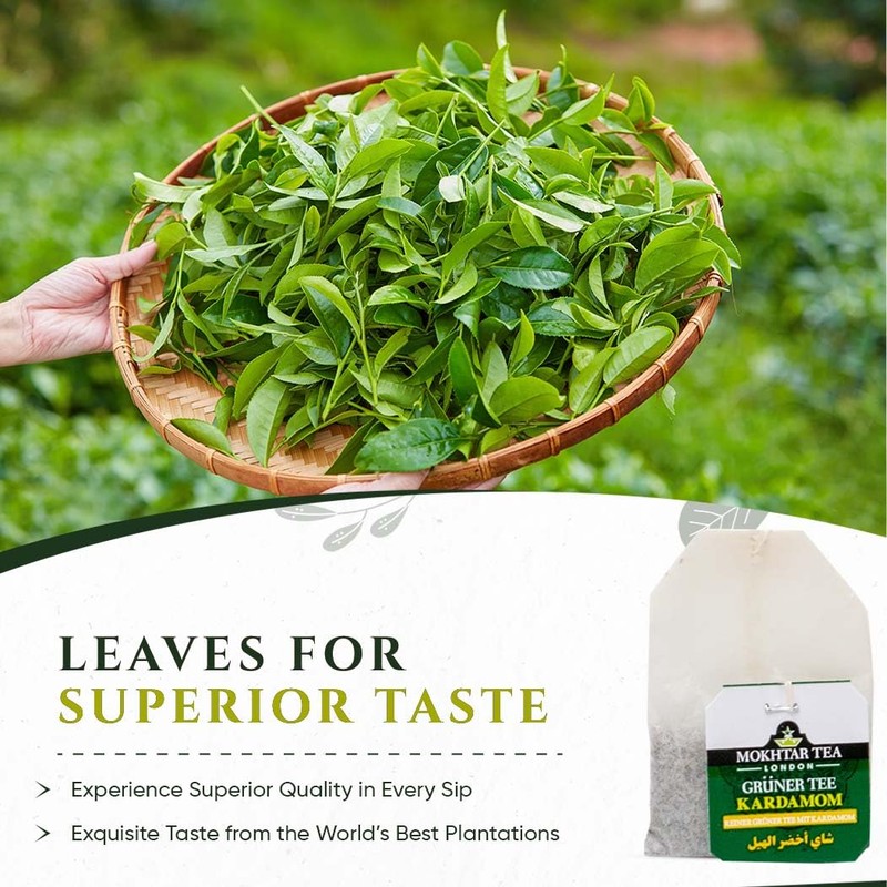 Mokhtar Tea London | Premium Quality Green Tea | With