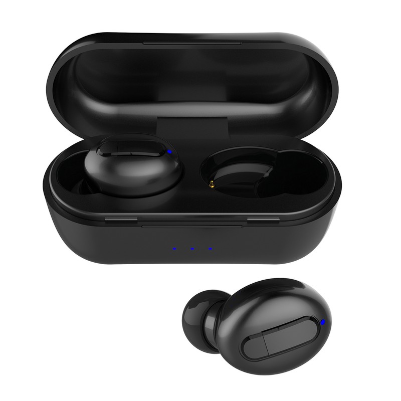 True Wireless Earphones Bluetooth 5.0 Headphones with Mic IPX5 Waterproof