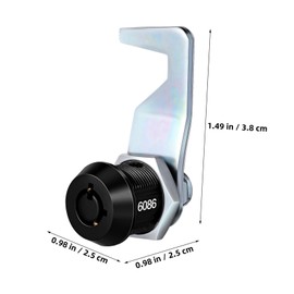 DIYEAH 2 Juegos De Cerraduras De Leva Tubulares Para Gabinetes Muebles Cajas De Herramientas Cerraduras De Escritorio De Repuesto Cerraduras De Cilindro De Seguridad Para Unidades De