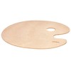 Artina Wooden Painting Palette Round 25 x 30 cm Colour