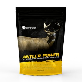 Outdoor Hunting Lab Antler Power Deer Minerals for Whitetail Deer – Deer Mineral Supplement for Deer Food Plot - Mineral & Salt Licks for Antler Growth - Deer Block Buck Attractant Powder