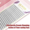 Premade Fans Eyelash Extensions, 800 Fans 3D 13mm Mix Promades