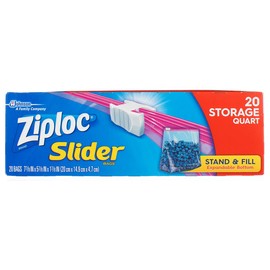 Ziploc Slider Storage Bag, 20 ct-2 pk