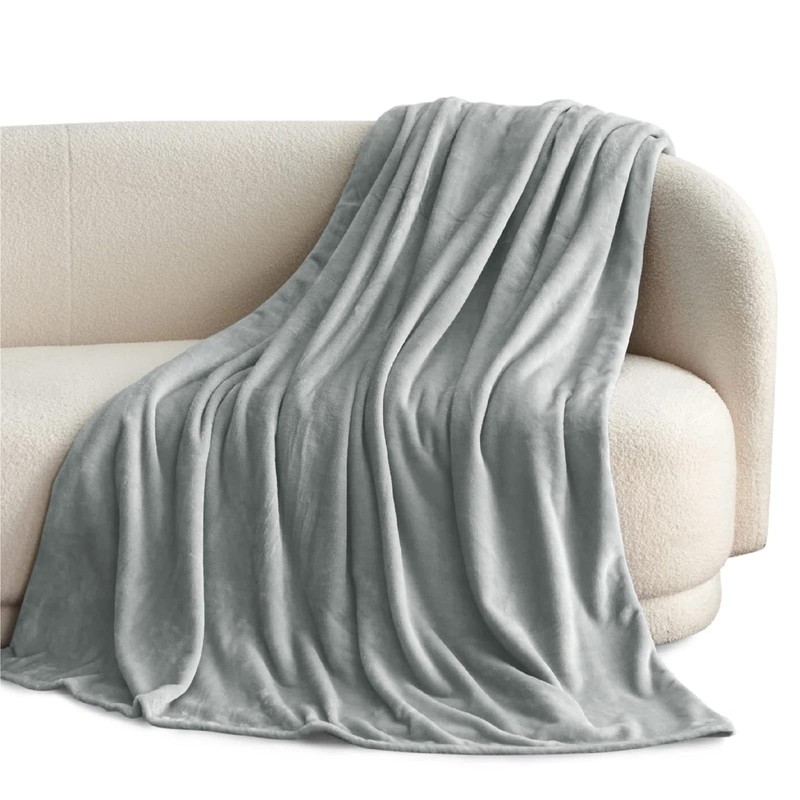 Hafaa Fleece Blanket and Throws 400 GSM Fluffy Sofa Throw