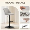 COLAMY Bar Stools Set of 2, Modern Swivel Bar Chairs,