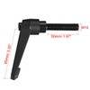 TA-VIGOR 1Pcs Adjustable Clamping Lever Handles, M12 x 50mm Locking