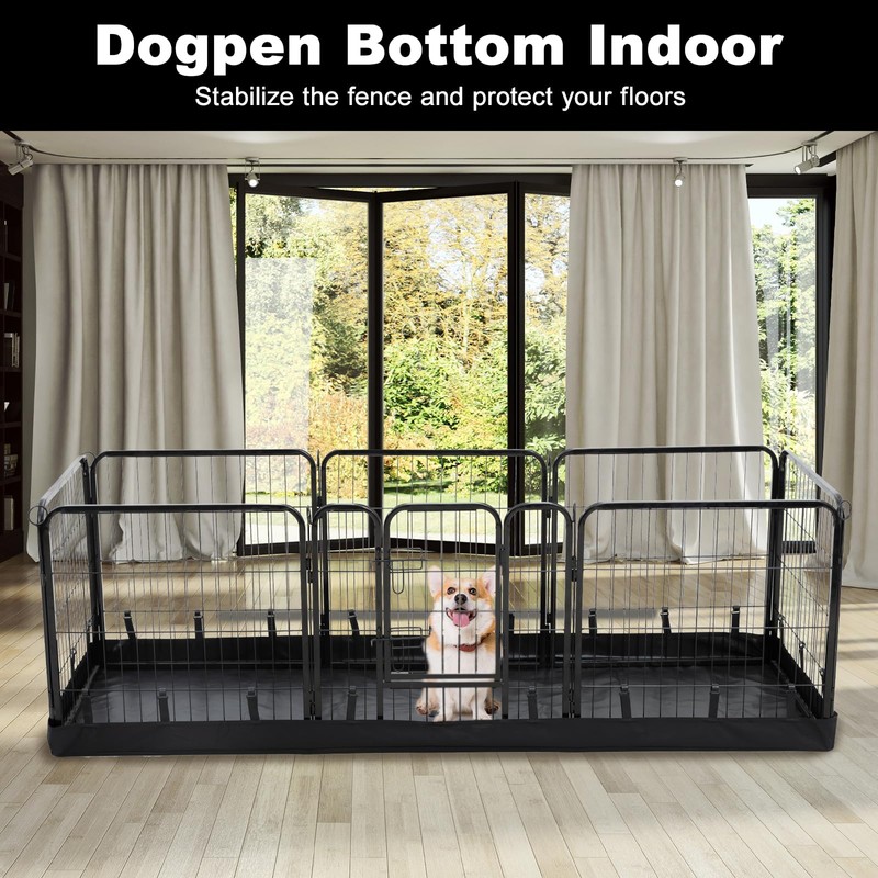 PJYuCien Rectangle Dog Playpen Bottom - Fits 8 Panels, 24''