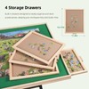 ALL4JIG 2000 Pieces Puzzle Table for Adults Gifts, Wooden Jigsaw