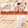 Foundation, Base Tono de Piel Cálida Que Cambia de Color