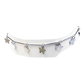 Tapp Collections Anklet Bracelet Fashion Jewelry - Silver Tone Butterfly