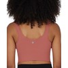 Yogalicious Nude Tech Contouring Cropped Bra Top, Cedarwood, X-Large