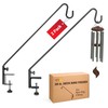 Idzo Deck Bird Feeder Hanger for Railing, 28inch Deck Hook