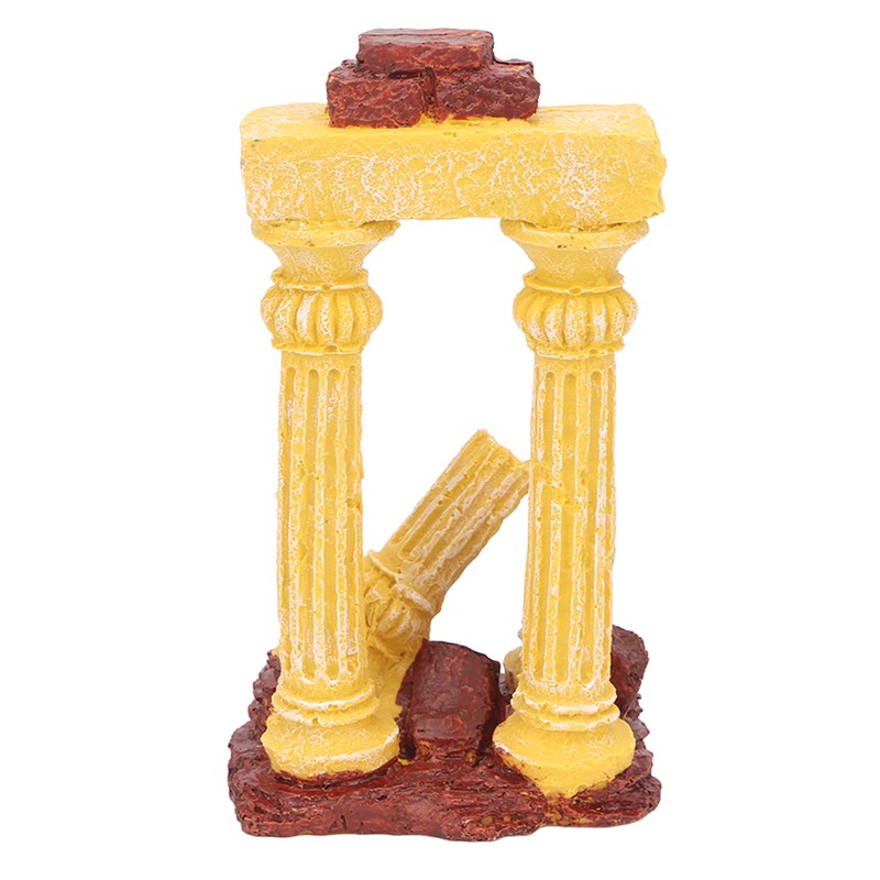 Roman Column Aquarium Decoration Resin Simulation Reusable Fish Tank Landscape
