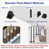 30-Pack Iron Stair Balusters – 44" Square Hollow Metal Spindles
