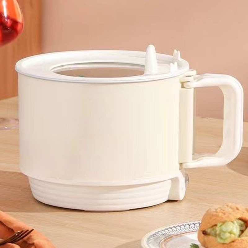 Electric Cooking Pot Quick Heating Mini Electric Cooker with Foldable