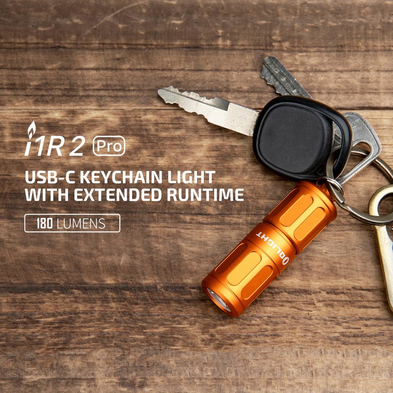 OLIGHT I1R 2 Pro Eos 180 Lumens EDC Rechargeable Keychain
