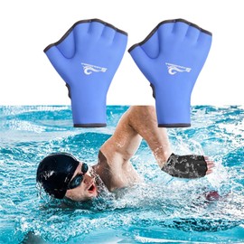 UNIQOCK Swimming Webbed Gloves Training Gloves Aquatic Fitness Paddles Water Resistance Diving Hand Web for Men, Women, Scuba Diving, Snorkeling, Spear Fishing