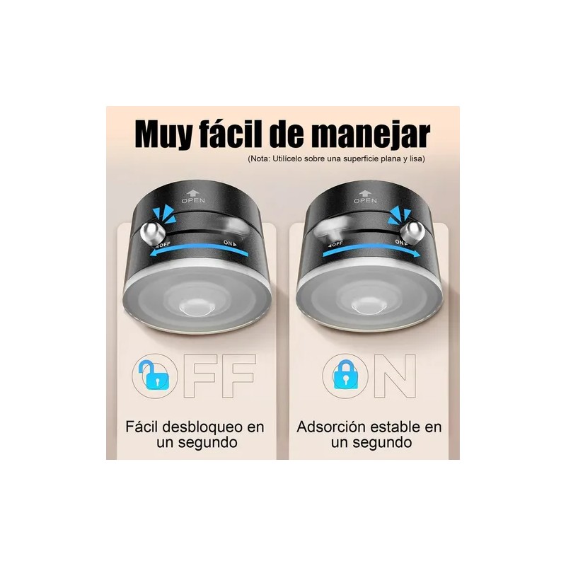 Soporte Celular Auto Magnético Qzgyoool Ventosa Ajustable Negro