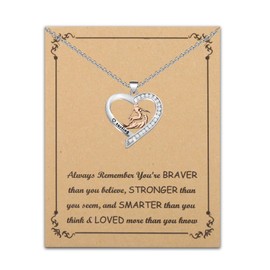 BNQL Surfing Necklace Gifts Surfer Gifts for Surfer Girl Surfing Jewelry for Women Surfing Lover Gifts Beach Surfing Gifts (Surfing Necklace)