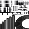 Vacuum Line Kit, 6PCS 5Ft Vacuum Hose Automotive With 64PCS