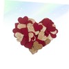 Alipis Heart Shaped Confetti 60 Pack Mini Delicate Scatter for