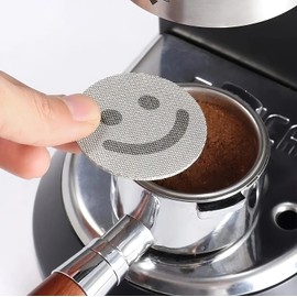 Generic Happy Puck Espresso Puck Screens (3 Pack) | Stainless Steel Mesh | For All Portafilter Sizes 58.5MM, 53.5MM, 51MM | Coffee Filter Screen (51mm)