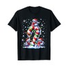 Three Santa Pigeons On Candy Cane Christmas Kids Toddler T-Shirt