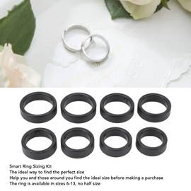 Smart Ring Sizer 8 Pcs 6-13, Plastic Health Ring Model for AIZO Ring, Oura Ring and Other Rings, Ring Measurement Tool for Choosing The Most Suitable Size
