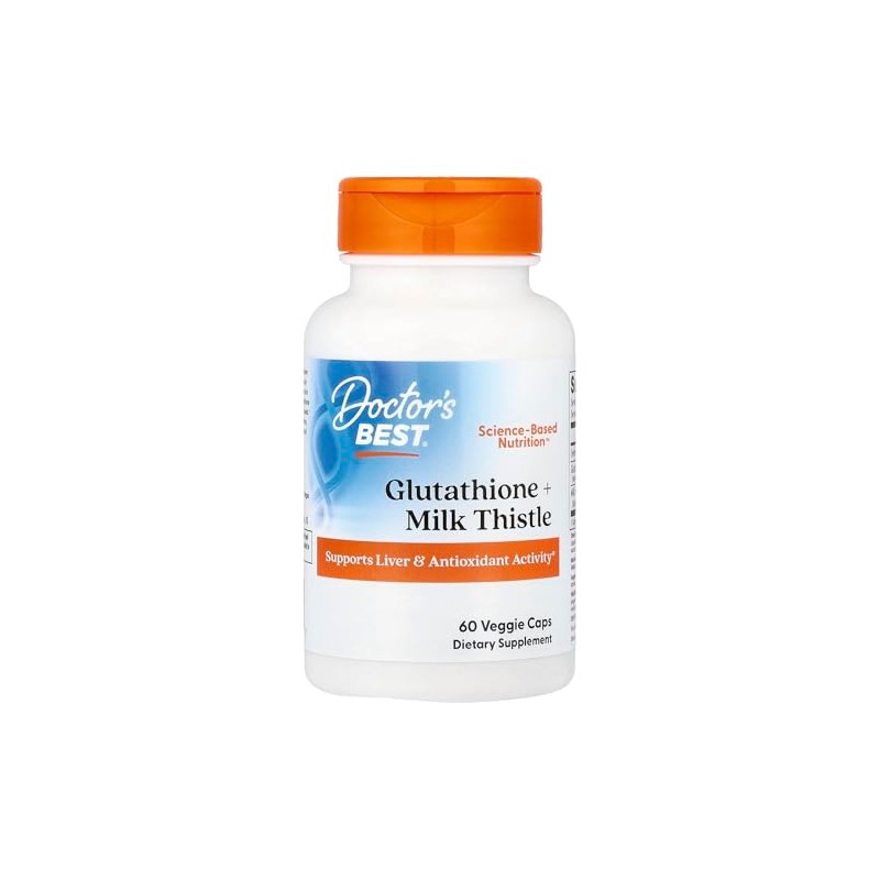 Doctor's Best Glutathione + Milk Thistle, Supports Liver & Antioxidant