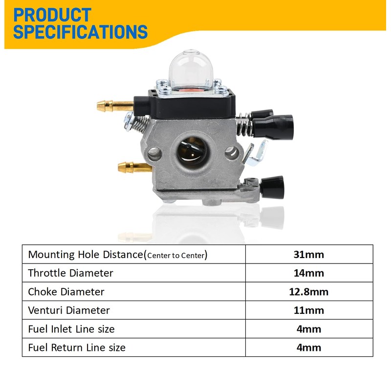 FitBest C1Q-S68 Carburetor Tune-Up Kit for Stihl BG45 BG46 BG55