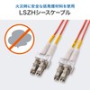 Sanwa Supply HKB-LCLC5-10N Optical Fiber Cable (Multi 50μm, LC x