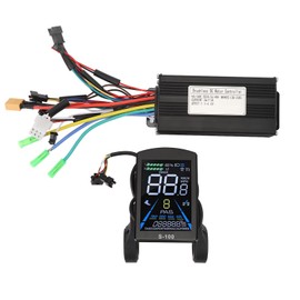 MechKit Electric Bicycle Brushless Motor Controller Kit, 36 V 48 V 500 W 750 W 26 A 3 Mode Sine Wave Controller with LCD Display Panel for E-Bike