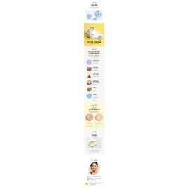Louisell Vita C Cream 300g Whitening Skin Tone Equalization Blemish Relief Antioxidant Glow Care / 루이셀 비타 C 크림 300g 미백피부톤 균일화잡티 완화항산화광채 케어