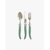 Laguiol tableware green 1 person set (3p) / 라귀올 테이블