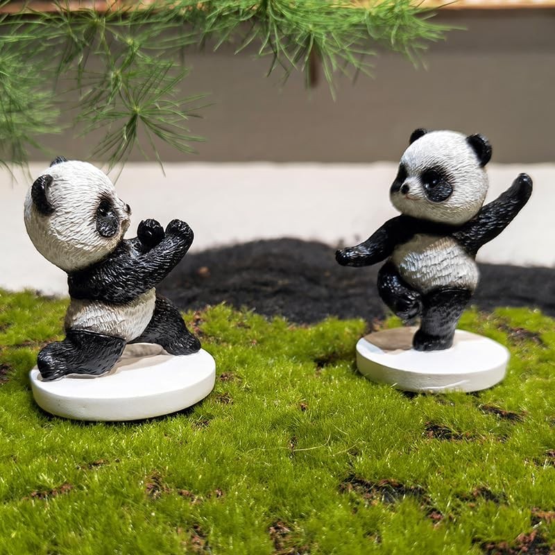 Gemmia Miniature Fairy Garden Panda Figure Panda Dian Dian