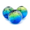 Keramarin Firefly Glass Beads, 0.3 inches (8 mm), Luminous, Noctilucent,