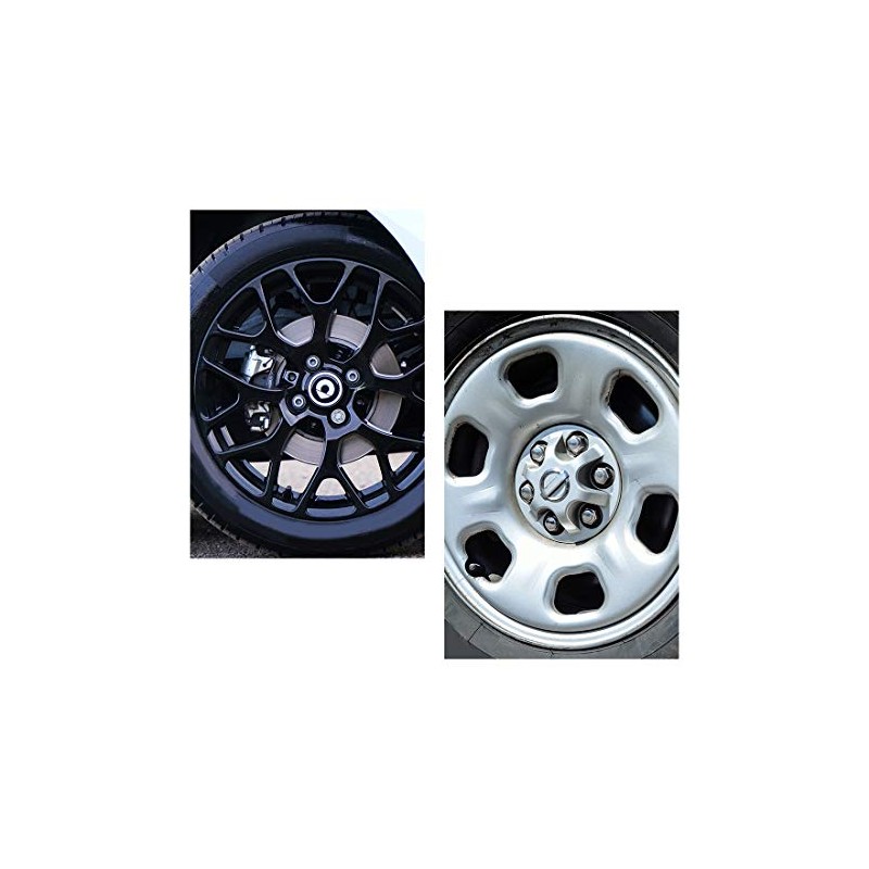sourcing map 16 Pcs Locking Hex Closed End Lugnut Wheel