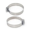 Stainless Steel Adjustable Hose Clamp Hose Band Pack of 6