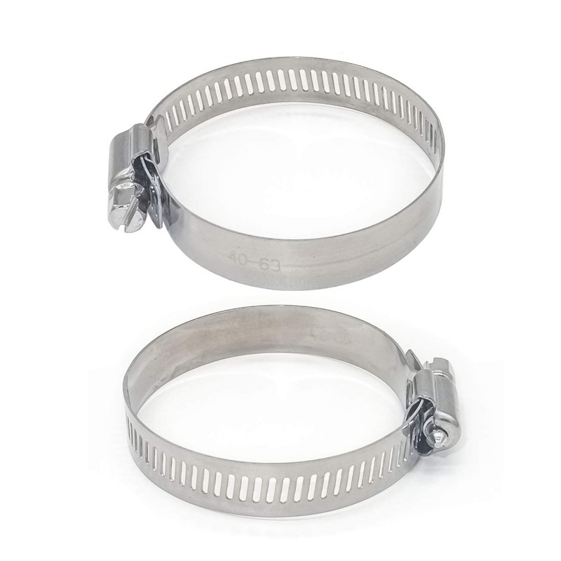 Stainless Steel Adjustable Hose Clamp Hose Band Pack of 6