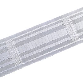 Gxi 20m Multifunctional Curtain Tapes Use to Make Pull Pleated Curtains Rod Pocket Curtains and Hook Pleat Curtains Home Sewing Deep Curtain Accessories Sewing Tape for Curtain Header 3.34 Inch