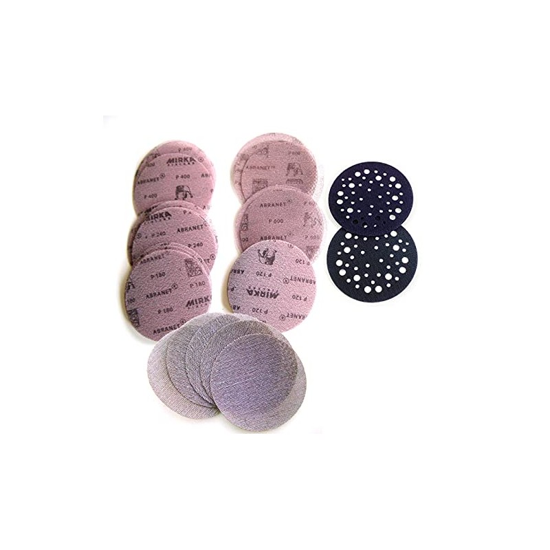 Abranet Sanding Discs, Sanding Net Starter Set Diameter 125 mm