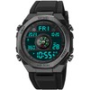 findtime Outdoor Watch Men's Military Watch Digital Watch with Pedometer