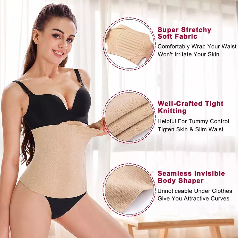 Women's Waist Trainer Shaper Postpartum Belly Recovery Girdle Tummy Control