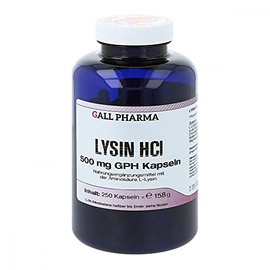 Lysine HCL 500 mg gph capsules pack of 250