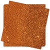 No-shed Shimmer & Glitter cardstock, Orange, 12in*12in, 300g, 15sheets