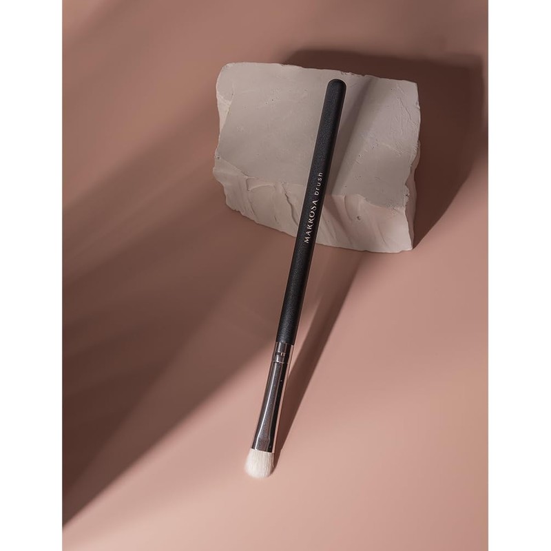 Makeup Brushes Set, 3 Pieces, Black and Silver