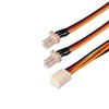 cablepelado Alimentacion Cable Fan 3Pin/H - 2 x 3pin/M 0.25